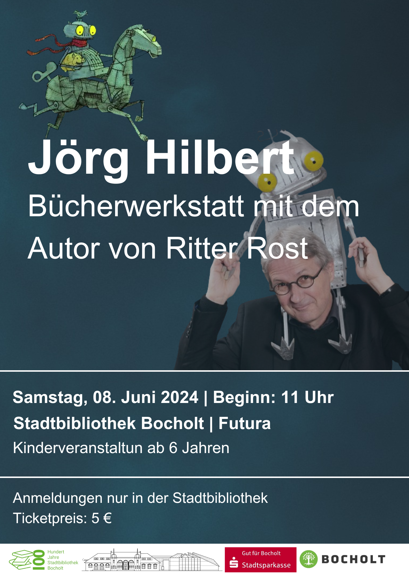 Einladung Bücherwerkstatt mit Jörg Hilbert